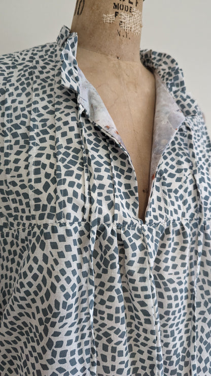 Meg Tunic with Upcycled Fabrics M/L #MEGTU6