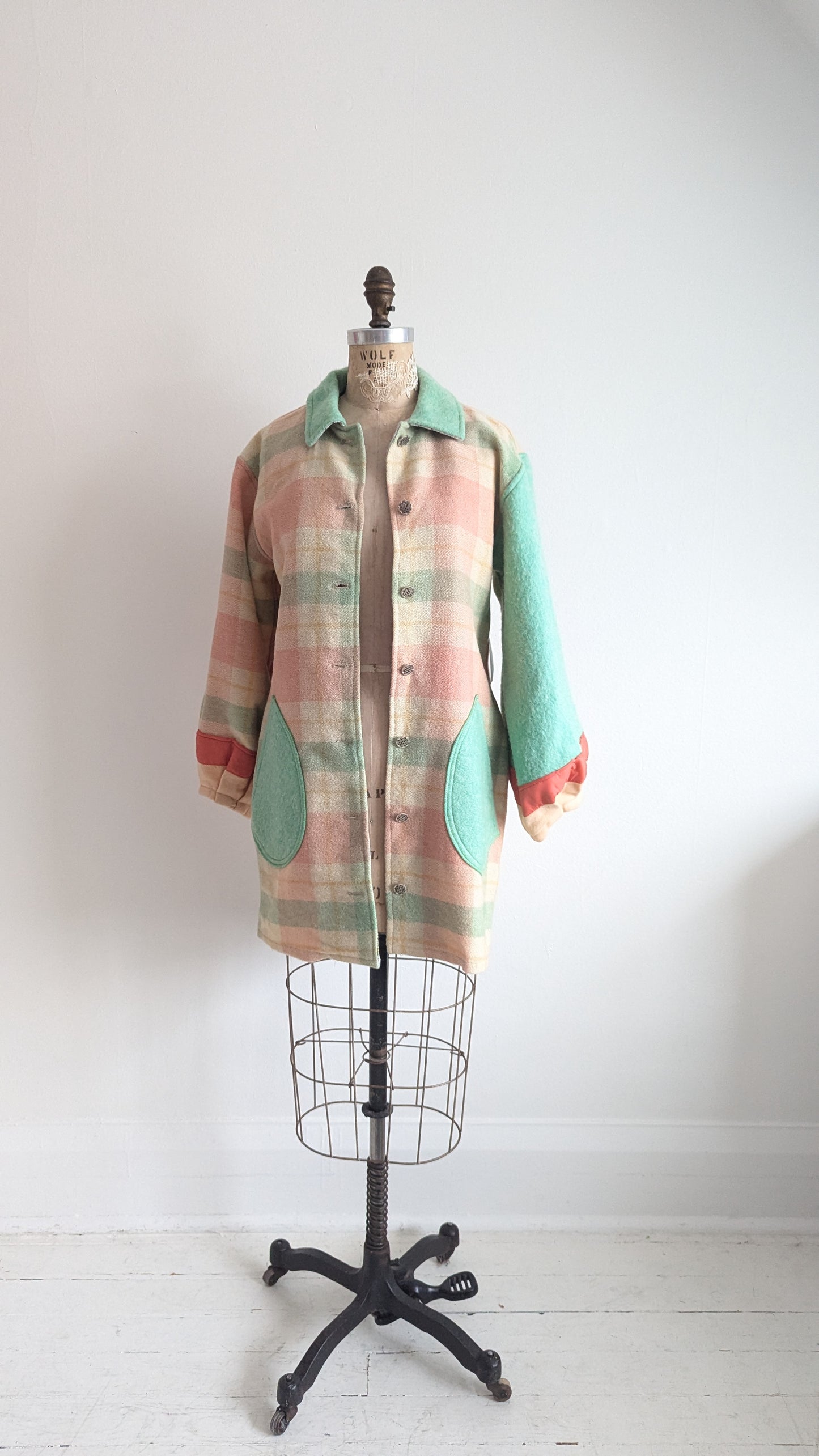 Inga Jacket with Vintage Wool S/M #INGA6