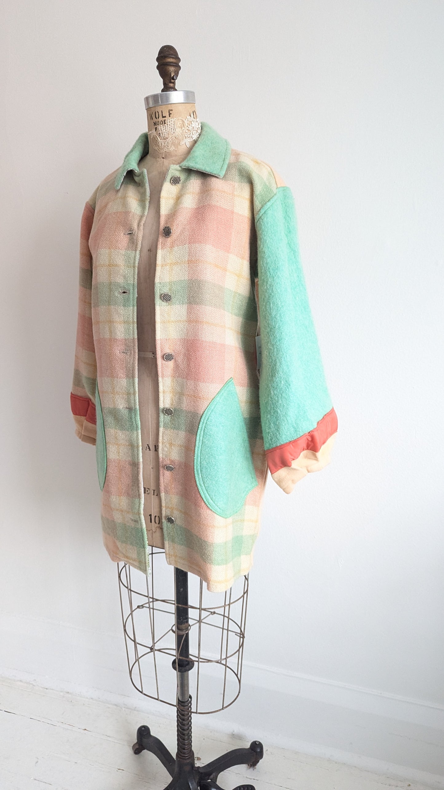 Inga Jacket with Vintage Wool S/M #INGA6