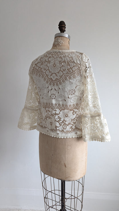 Chloe Top with Vintage Lace Size XS #CHL3