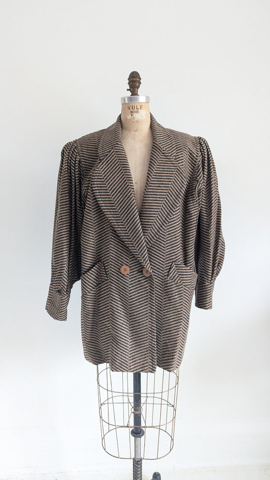 Vintage Marcella Priani Wool Blazer Made in Canada Size XL/2X #VIN11