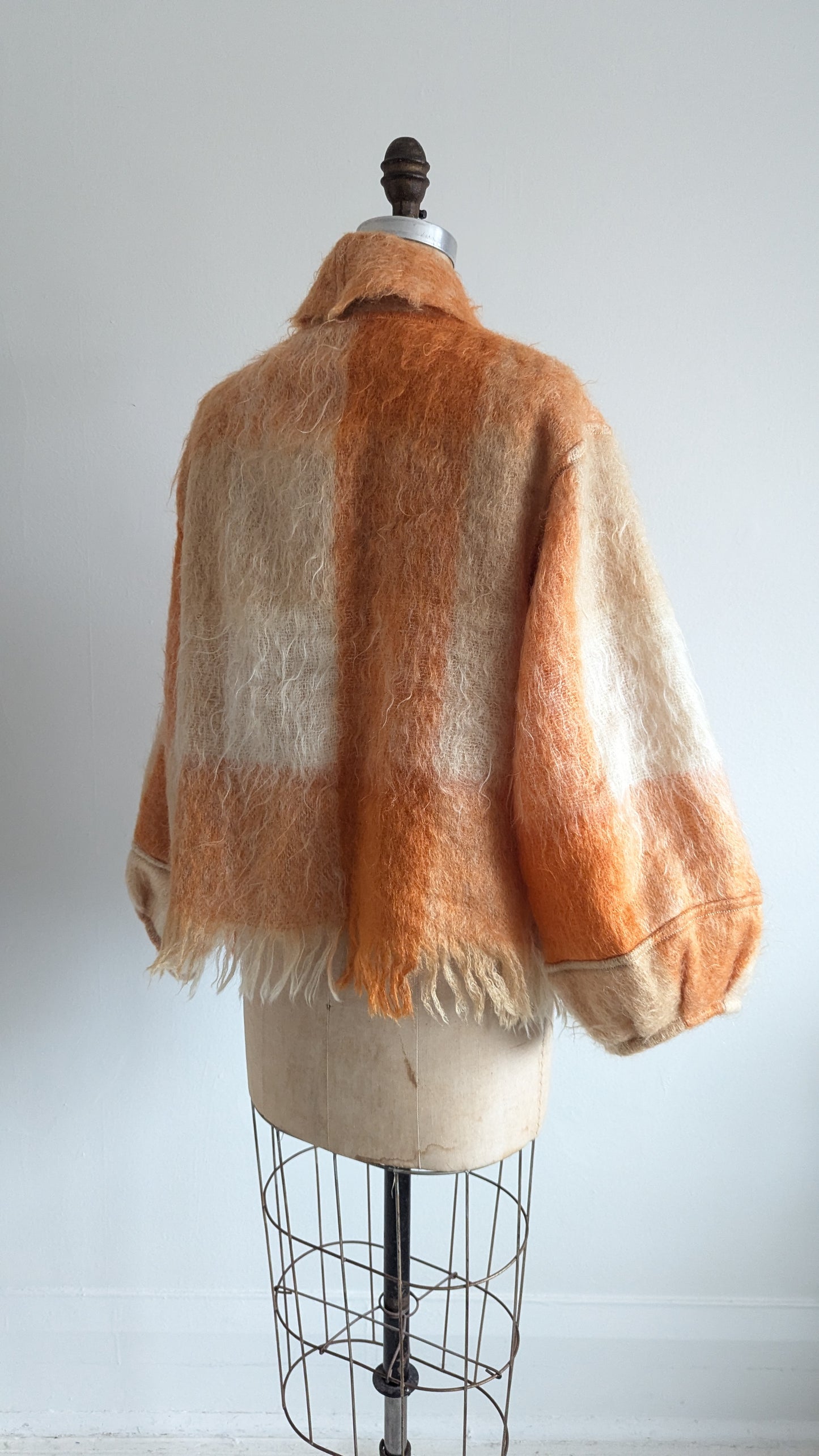 Vivianne Jacket with Upcycled Vintage Mohair Wool Size M/L #VIVW4